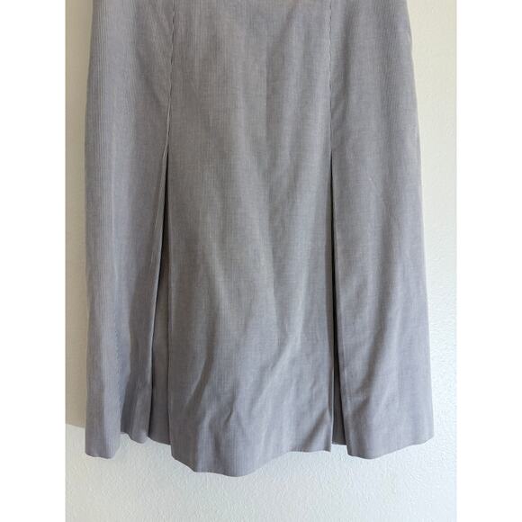 BROOKS BROTHERS 346 Sheath Dress Blue White Pin Stripe Professional Size 12 - Picture 3 of 7